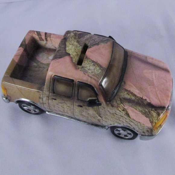 Pink Camo Pick Up Truck Piggy Bank New in Box - Picture 3 of 7